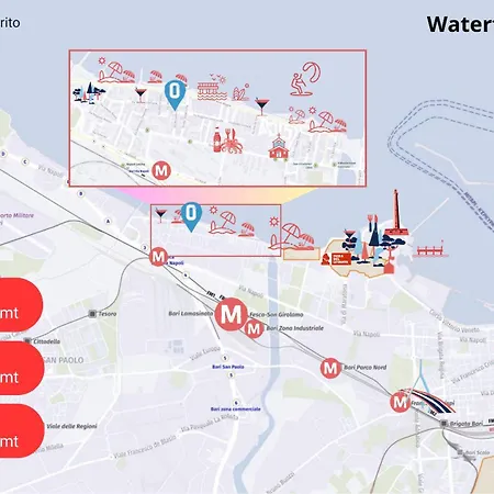 Waterfront Terrace - San Girolamo Apartment Bari